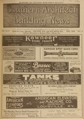 Southern Architect and Building News 43, no. 5 (March 1919)
